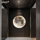 GobekUsa LED Moon Wall Lamp: Minimalist Indoor Lighting for Bedroom and Living Room Decor