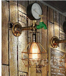 GobekUsa Industrial Retro Wall Light: Steam Punk Lighting Fixtures for Home Decor