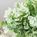 GobekUsa Eucalyptus Leaves Vase: Artificial Plants for Home, Christmas, Wedding, Garden, Floristics