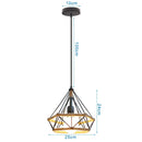 GobekUsa Industrial LED Pendant Ceiling Light for Home Living Room Kitchen Decor