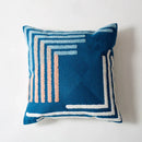 GobekUsa Abstract Embroidered Pillow Cover 45x45cm Pink Beige for Living Room