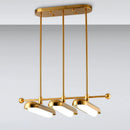 GobekUsa Gold Iron Glass Chandelier for Dinning Room - Art Deco Lighting