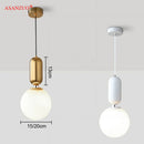 GobekUsa Glass Ball LED Bedside Pendant Lamp