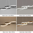 GobekUsa Gold LED Pendant Light Kitchen Dinning Room Music Lamp Shade, Lustres Luminaire Fixtures