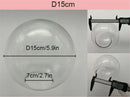 GobekUsa Clear Glass Lamp Shade Round Light Cover Replacement - D13cm to D25cm