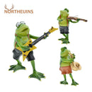 GobekUsa Frog Band Figurine: Modern Nordic Home Decor for Music Lovers