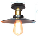 GobekUsa Iron Cage Ceiling Light Modern Nordic Retro Black Loft E27 Home Lighting