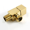 GobekUsa Brass Black Angle Valve for Bathroom Water Control