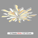 GobekUsa Branch Design LED Chandelier: Modern Nordic Acrylic Ceiling Light for Stylish Living Room Décor