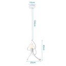 GobekUsa Industrial Pendant Lights: Modern LED Hanging Lamps for Home Living Room Kitchen Decor
