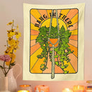 GobekUsa Botanical Tapestry Wall Hanging for 70s Aesthetic Home Decor