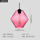 GobekUsa Geometric Glass Pendant Light Collection: Modern Crystalline Pendant Series