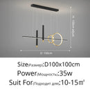 Nordic Contemporary Metal LED Pendant Light