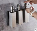 GobekUsa Black Stainless Steel Wall-Mounted Soap Dispenser
