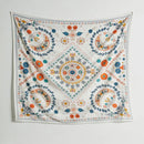 GobekUsa Boho Floral Celestial Wall Tapestry for Hippie Home Decor