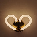 GobekUsa Acrylic Ring LED Wall Lamp for Modern Indoor Decor, Living Room Bedroom Lighting