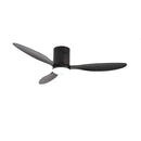 GobekUsa 52" Black DC Ceiling Fan, Remote Control, No Light
