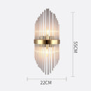 GobekUsa Crystal Wall Lamp for Modern Light Luxury Living Room, Bedroom, and Dining Area