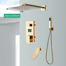 GobekUsa Gold Digital Display Shower System with Tub Spout