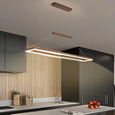 GobekUsa Gold Aluminum LED Chandelier Acrylic Deco Design for Bedroom Kitchen Island