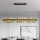 GobekUsa Iceberg Design LED Chandelier - Modern Dining Room & Kitchen Island Lighting