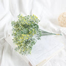 GobekUsa Elegant Flocking Lover Grass Bouquet Mother's Day Gift Silk Flower Bouquet