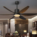 GobekUsa 66" Nordic Industrial Ceiling Fan with LED Light and Remote Control