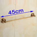 GobekUsa Brass Single Towel Bar in Antique Finish for Stylish Bathroom Décor