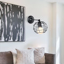 GobekUsa Industrial Loft LED Cage Wall Light Sconce - Modern Home Lighting Fixture