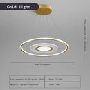 GobekUsa Acrylic Remote Control Chandelier: Modern Nordic Lighting for Home Decor