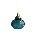 GobekUsa Glass Ball Pendant Light: Nordic Modern LED Lamp for Bedroom and Bathroom