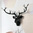 GobekUsa Deer Head Wall Decor Sculpture | Modern Abstract Animal Statue for Home Decor