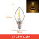 GobekUsa Dimmable LED Candle Light Bulb for Home Decor Lighting
