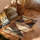 GobekUsa Bohemian Tassel Rug - Retro Hand Woven Carpet for Home Decor
