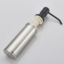GobekUsa 220ML Black Kitchen Soap Dispenser Stainless Steel Head, 3 Colors Liquid Detergent Bottle