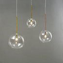 GobekUsa Gold Glass Ball Pendant Lights for Dining Room and Kitchen