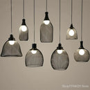 GobekUsa Industrial Birdcage Chandelier: Retro Iron Net Hanging Lamp for Creative Home Lighting