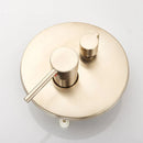 GobekUsa Brushed Gold Concealed Shower Mixer Control Valve Round/Square Box Faucet