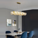 GobekUsa Gold Iron Glass Chandelier Lighting for Dinning Room