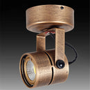 GobekUsa Industrial Mini Ceiling Spotlights - Retro Adjustable Bronze Lamps