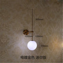 GobekUsa Glass Ball LED Wall Lamp for Modern Minimalist Decor