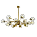 GobekUsa Glass LED Chandeliers: Modern Dining Room Bedroom Living Room Pendant Lights