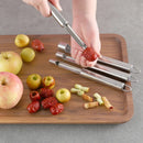 GobekUsa Fruit Core Remover Slicer Knife, Stainless Steel Apple Pear Date Twister