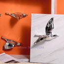 GobekUsa Golden Bird Wall Hanging Modern Decor Pigeon Accessory