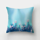 GobekUsa Butterfly Flower Pillow Case: Colorful Animal Landscape Sofa Cushion Cover