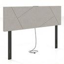 Headboard for Full Size Bed and Queen Geometric Upholstered Head Board by LJGDeals