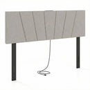 Headboard for Queen and Full Size Bed Geometric Upholstered Head Board by LJGDeals