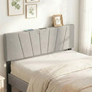 Headboard for Queen and Full Size Bed Geometric Upholstered Head Board by LJGDeals