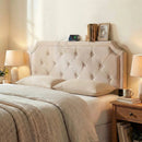 Headboard for Queen and Full Size Bed Tufted Upholstered Head Board by LJGDeals