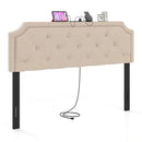 Headboard for Queen and Full Size Bed Tufted Upholstered Head Board by LJGDeals